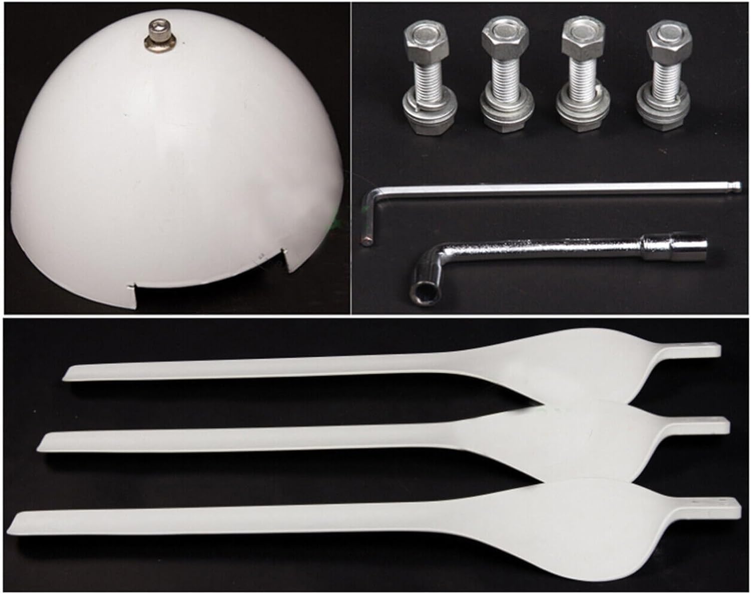 CAJUCA 9000W Vertical Axis Wind Turbine with Hybrid Controller High Efficiency for Home Marine Wind and Solar Hybrid Power Generation System