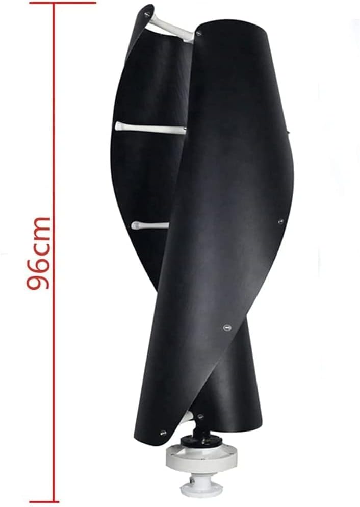 Vertical Wind Turbine Generator 9000W 3 Phase Generator with Controller Spiral Wind Turbine Low Noise for Garden Home