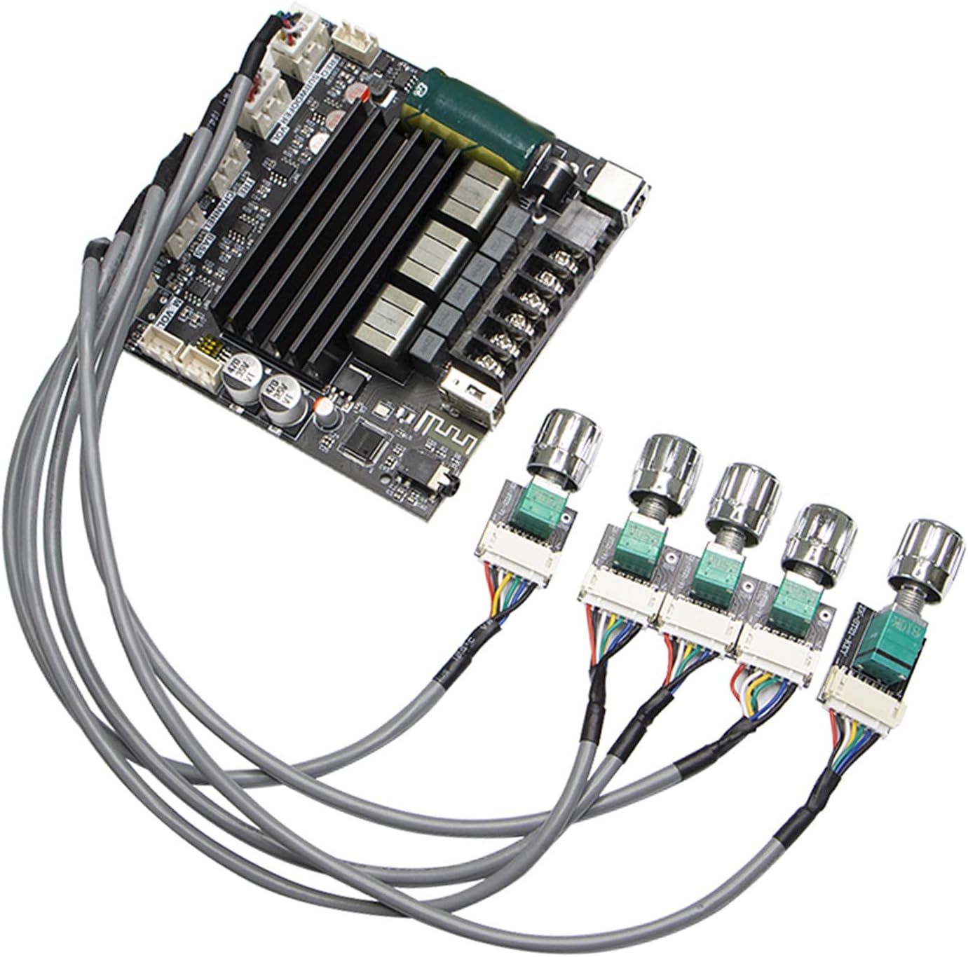 ZK ST21 100W Sound Amplifier Board, 2.1 Channel Digital Module, High Power Output with Comprehensive Guard Mechanisms, Advanced BT Connectivity, Multiple Input Options