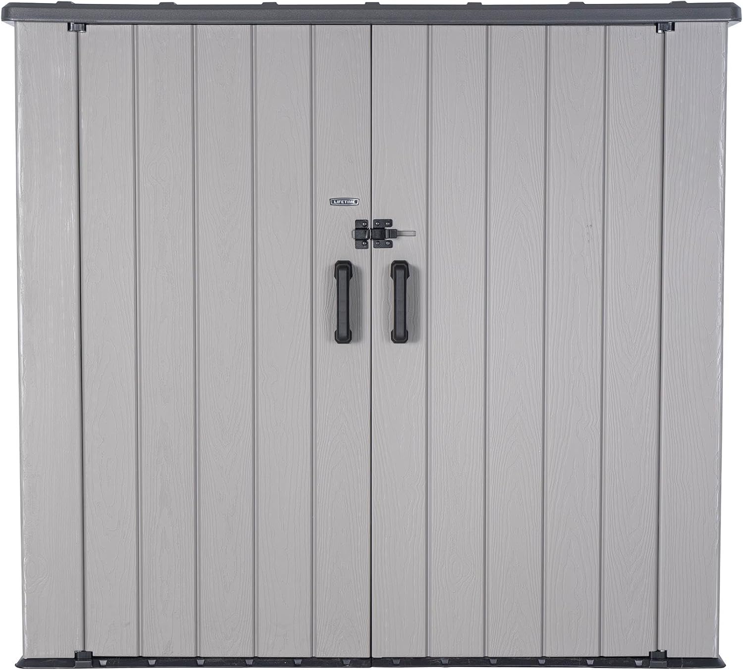 Lifetime Outdoor Utility Storage Shed with Double Wall Steel-Reinforced Construction, 6.3 x 3.6 FT