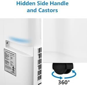 Portable Air Conditioners, 14000 BTU Room Air Conditioner Cools Up to 750 Sq.Ft, In-1 Portable AC Unit With Cooling, Dehumidifier, Fan & Sleep, With Remote Control & Installation Kits, 24H Timer