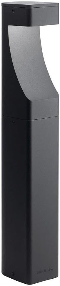 1 Light Te Tured Bollard with Contemporary Inspirations 27 inches Tall by 4 inches Wide-Te Tured Black Finish Contemporary Landscape 12V Path & Spread 147-Bel-2896768