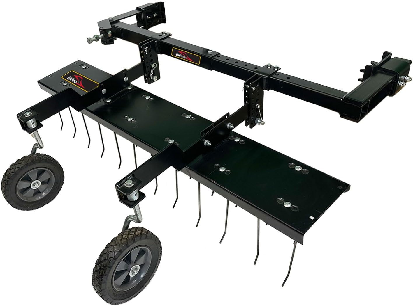 Brinly DTZ-48B1H-A ZTR Front-Mount Dethatcher for Zero Turn Lawn Mowers, 48