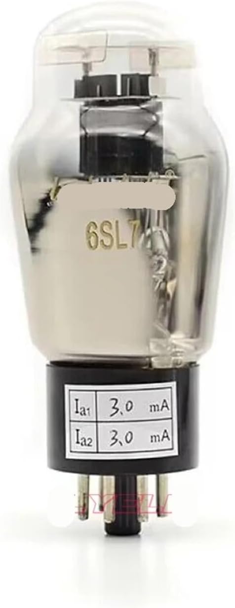 6SL7 Vacuum Tube Replaces 6SL7 6N9P ECC33 Tube for Precise Matching of Audio Amplifier parameters(2 pcs)