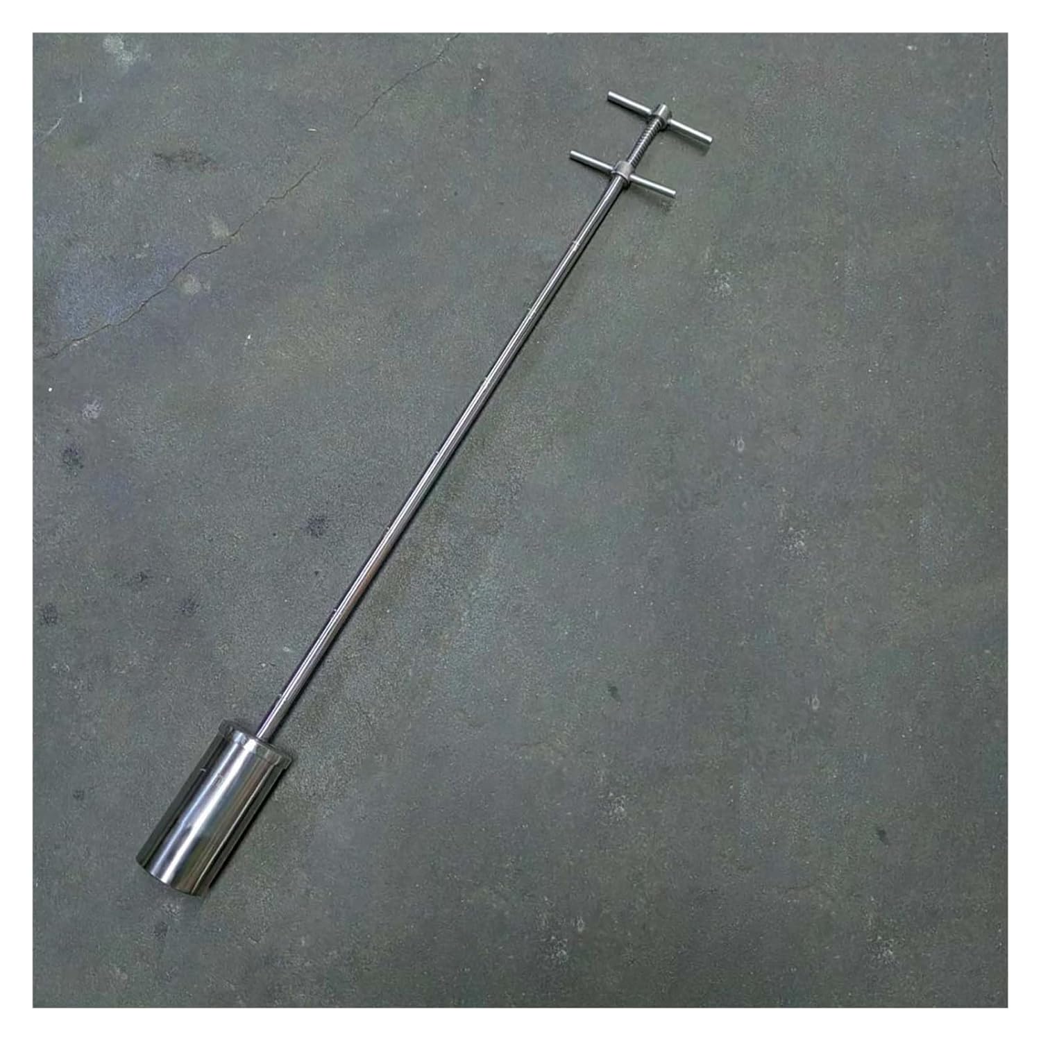 Stainless Steel Cup Sampling Probe, 100/200ml Viscous Liquid Sampler/Deep Water Sampling Tube, Pond/Rivers/Pools Water Sampler for Fountain/Fish Tank/Wastewater(100ml,1.5m/4.9ft)