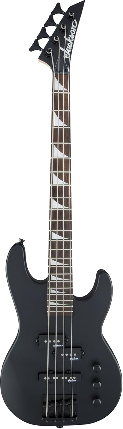 Jackson JS Series Concert Bass JS1X, Satin Black, Amaranth Fingerboard