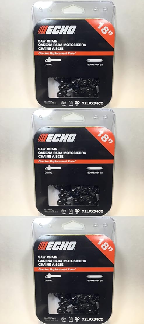 3 PK Genuine Echo 72LPX64CQ 18