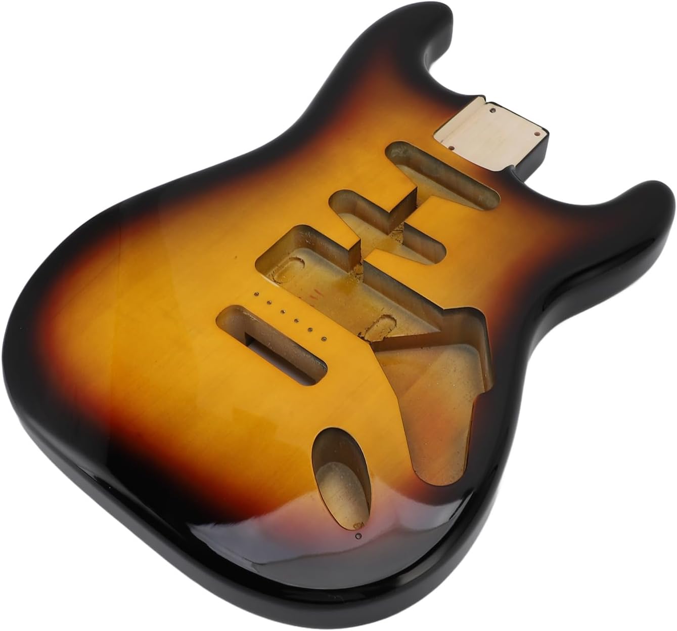 Electric Guitar Body Poplar Wood Standard HSH Route 3 Tone Sunburst Electric Guitar Body ST Style