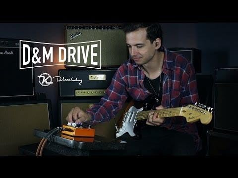 Keeley D&M Drive Overdrive and Boost Pedal, Orange (KDMDrive)