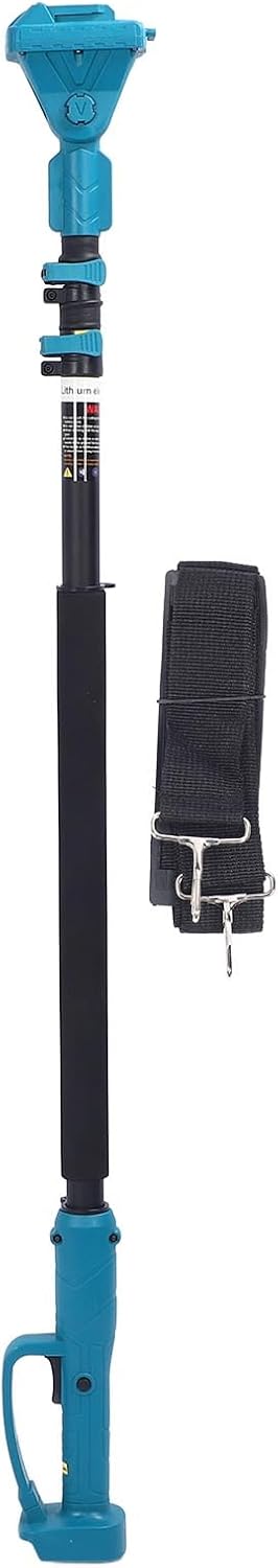 High Branch Extension Pole, 1.25 to 2.4m Folding Pole with Flip Lock, Lightweight Aluminum Alloy, Rotating Head, Quick Release, Compatible with BL1840, for Electric Pruner Chainsaw