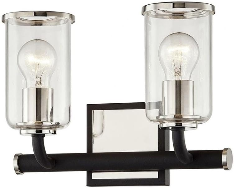 Troy Lighting B7682 Aeon-2 Light Bath Vanity in Industrial Style-12 Inches Wide by 9 Inches High,