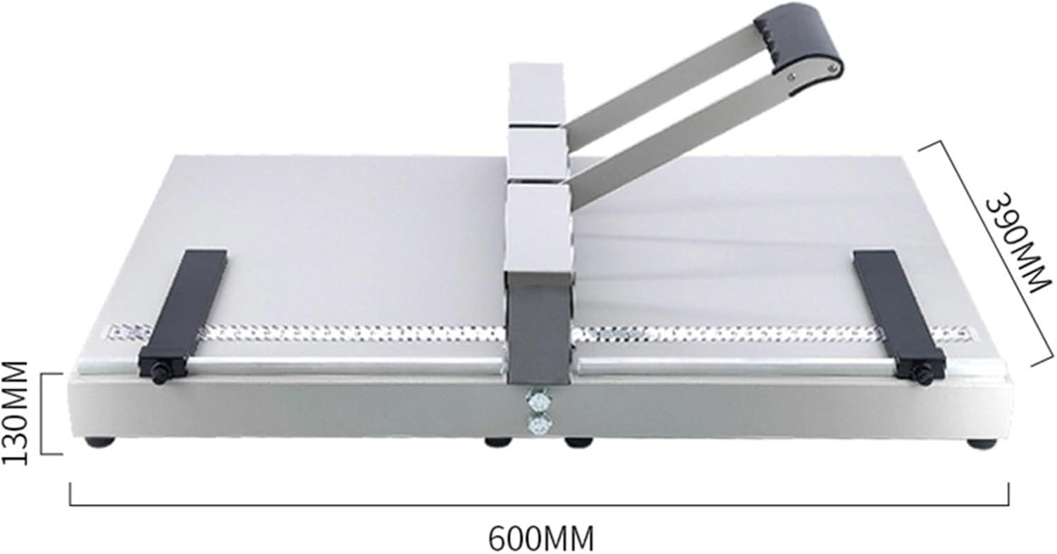 Creasing Machine, Manual Paper Creaser Desktop Paper Folding Machine Manual Binding Machine for Greeting Cards Booklets-35cm