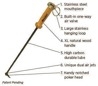 Walden Backyards Fire Pit Stoker Poker® XL 46