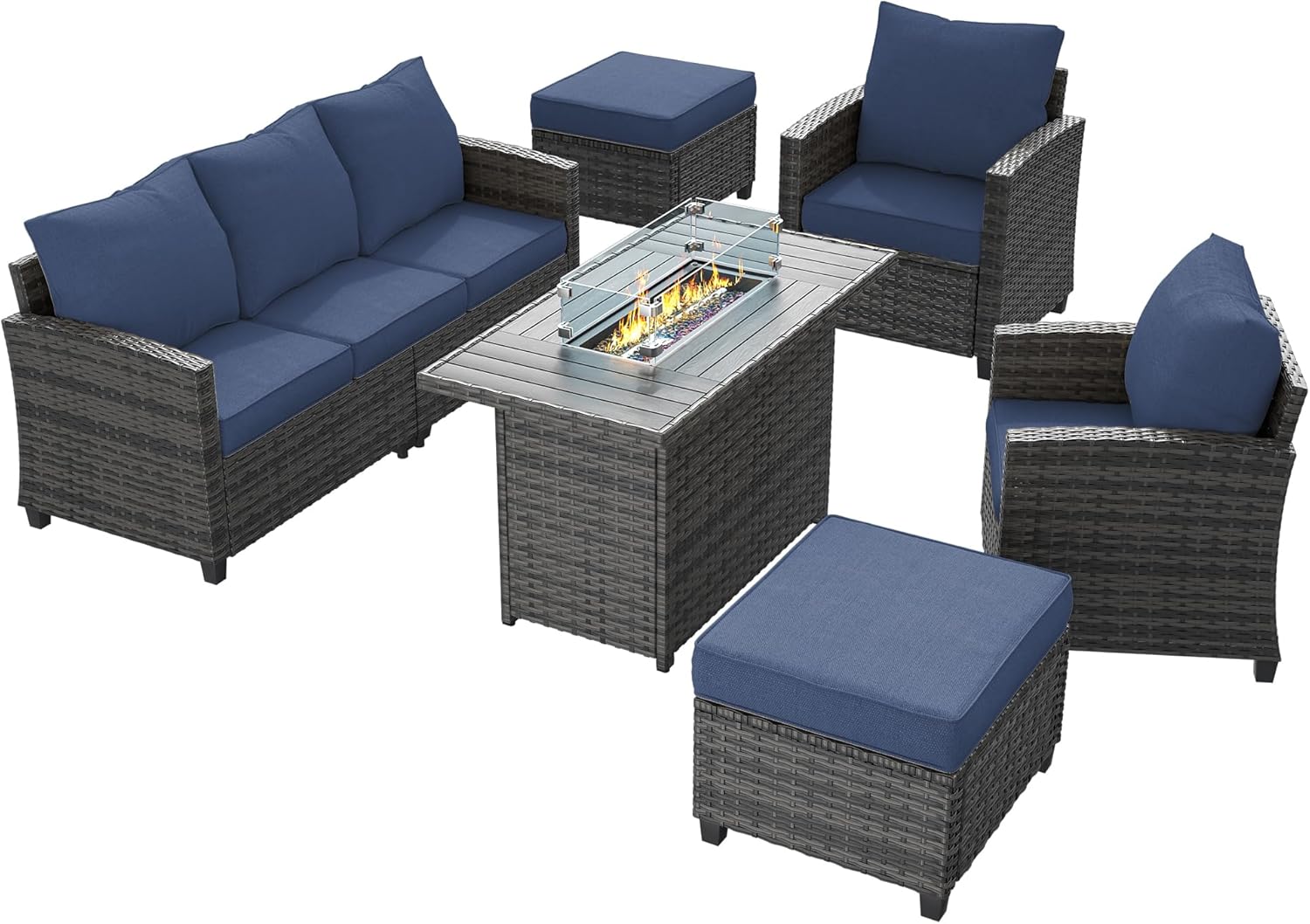 UDPATIO Patio Furniture Set with 44