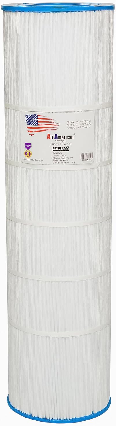 Pool Filter AA-J200; Replaces Jandy CS200, PJANCS200, Ultral-B9, R0462400, Unicel C-8418, Filbur FC-0823, Aladdin 35002, 200 Sq.ft Filter Cartridge 1 Pack