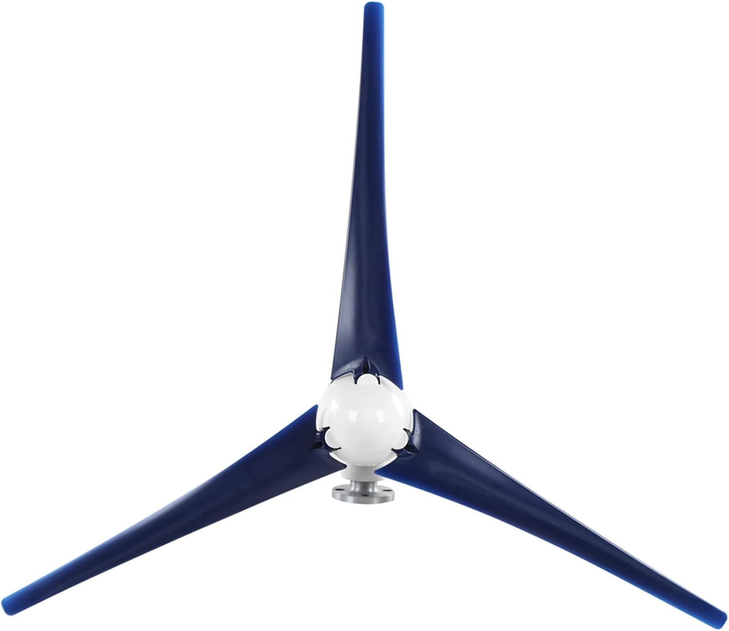 Vikye Wind Turbines Generator Kit, 400W 3 Blade Wind Generator Kit Aerogenerator with Controller Accessory(Blue 48V)