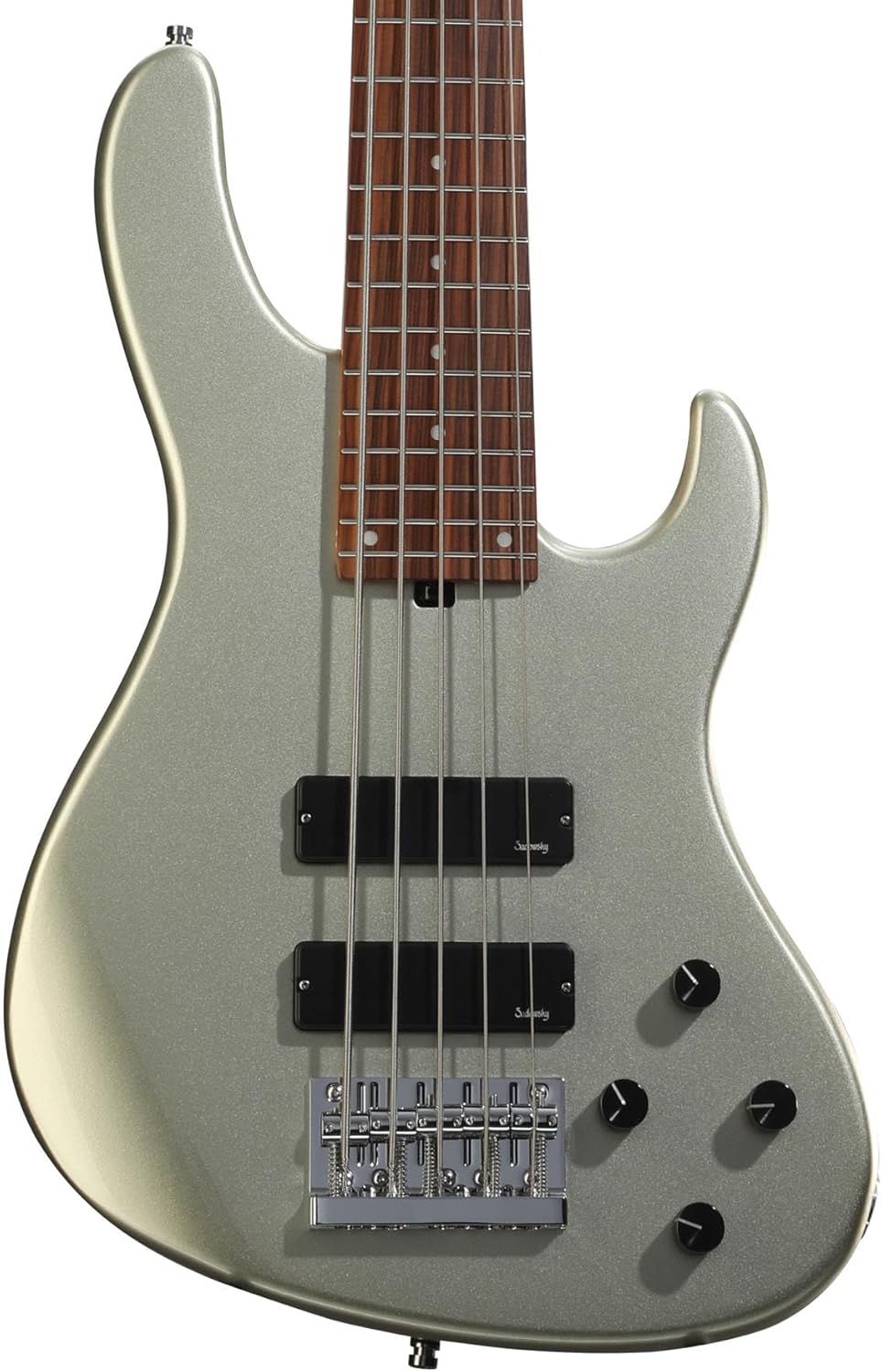 Sadowsky MetroExpress Modern 5-string Bass Guitar - Champagne Metallic, Morado Fingerboard