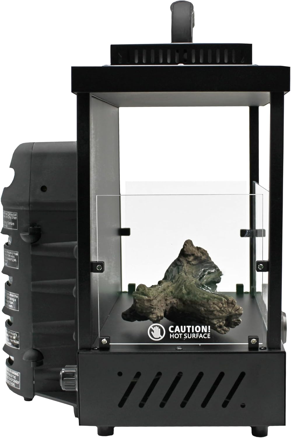 Flame King ALOGFIRE Propane Ambiance Log Fireplace Heater, Clean and Smokeless Dancing Flames, Indoor and Outdoor Use, for Campers, Patios, and Workshops