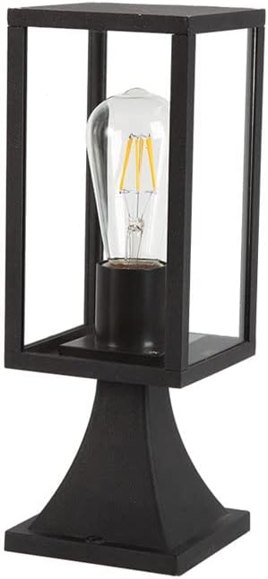 Outdoor Post Lights Street Fixture Waterproof Anti-Rust Modern Pillar Outside Lighting Matte Black Lamp for Walkway Driveway Carriage Patio Porch Front House Garden Column Lamps