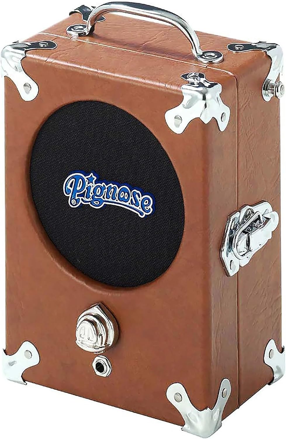 Pignose Legendary 7-100 Portable Guitar Amplifier with Tonebird Bundle Featuring AC Power Supply, Cable, Can Operate on Batteries - Brown Tolex Finish BR