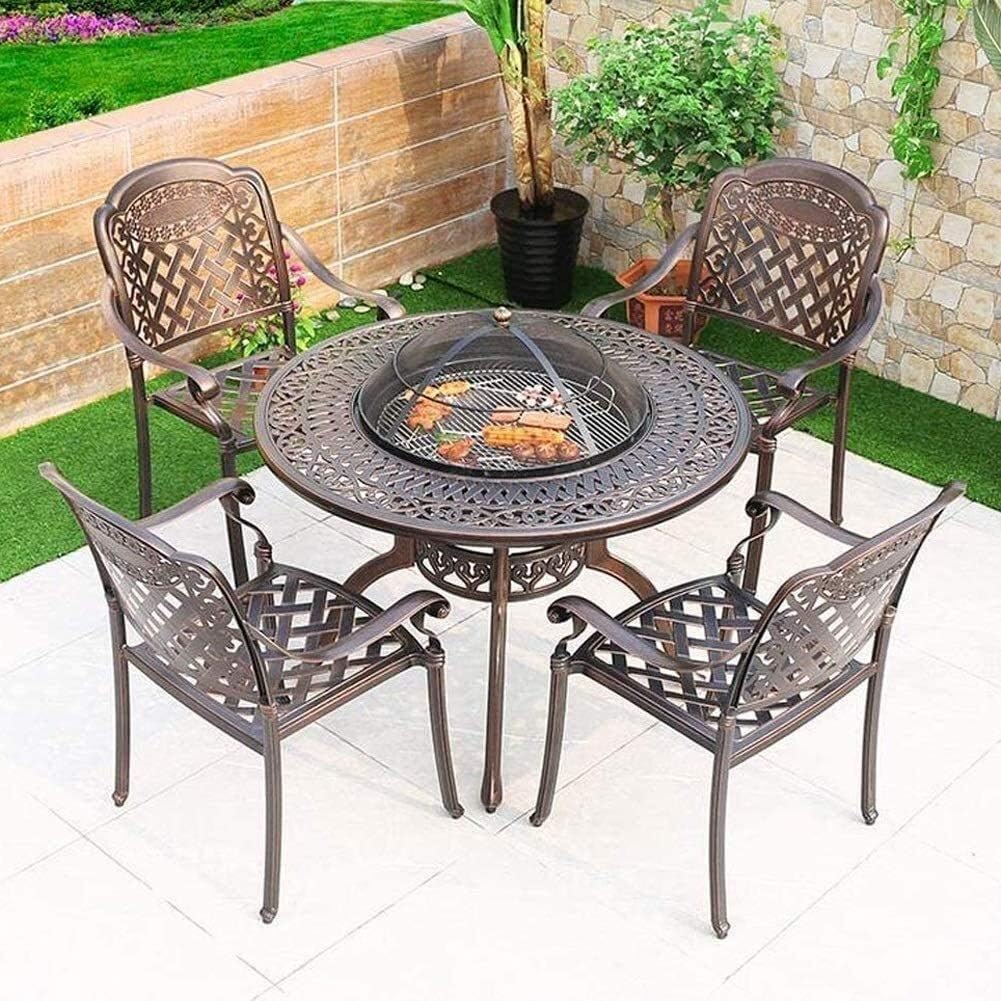 Outdoor Fire Pit Outdoor Fire Pits, Multi-Functional BBQ Desk - Grilling & BBQ Utensils