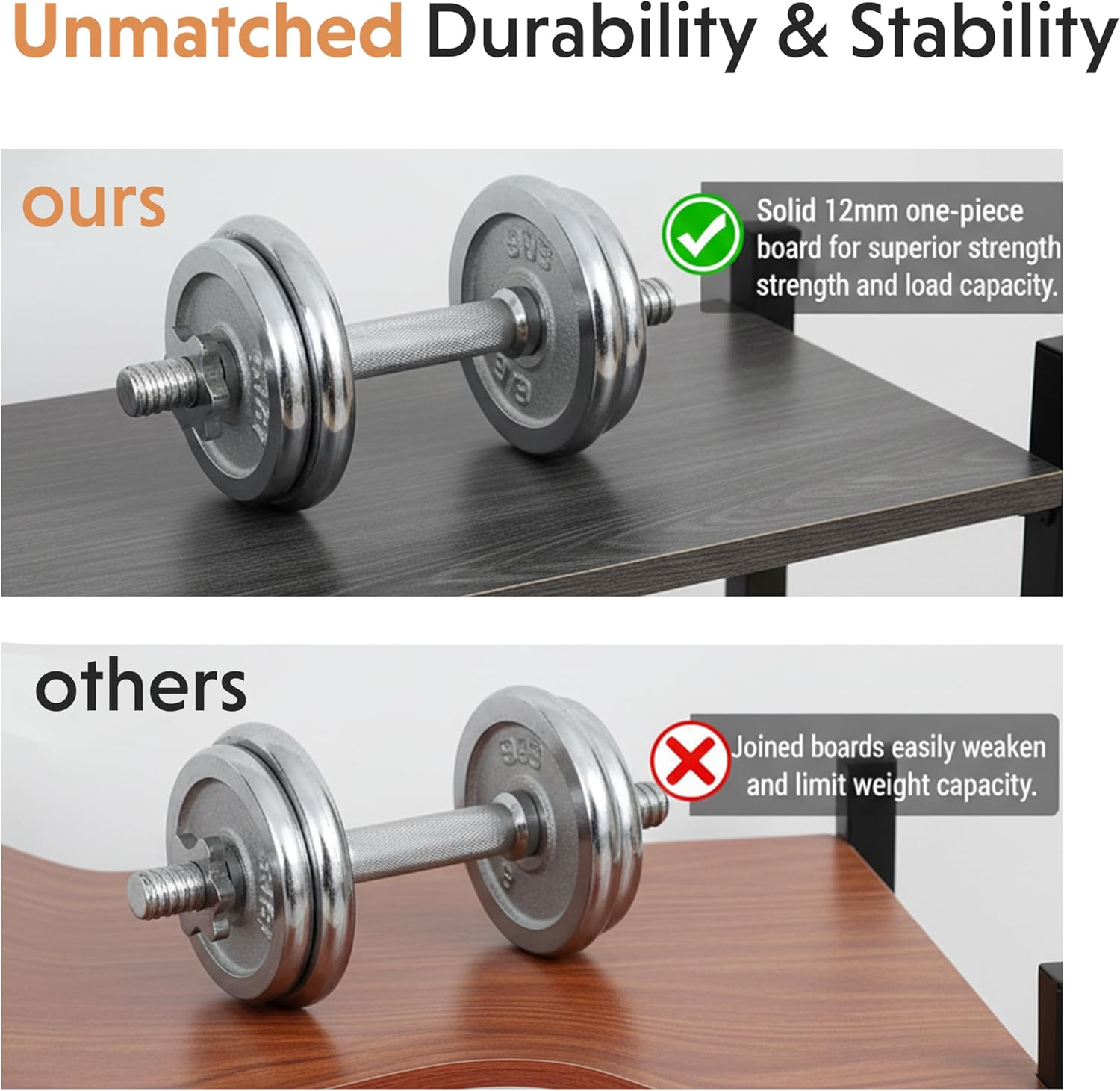 Simple Deluxe Kitchen Bakers Rack with Power Outlet, Coffee Bar Accessories Table, 4-Tier Adjustable Storage Shelf for Spices, Freestanding Appliance Organizer, 31.5 Inch, Gray