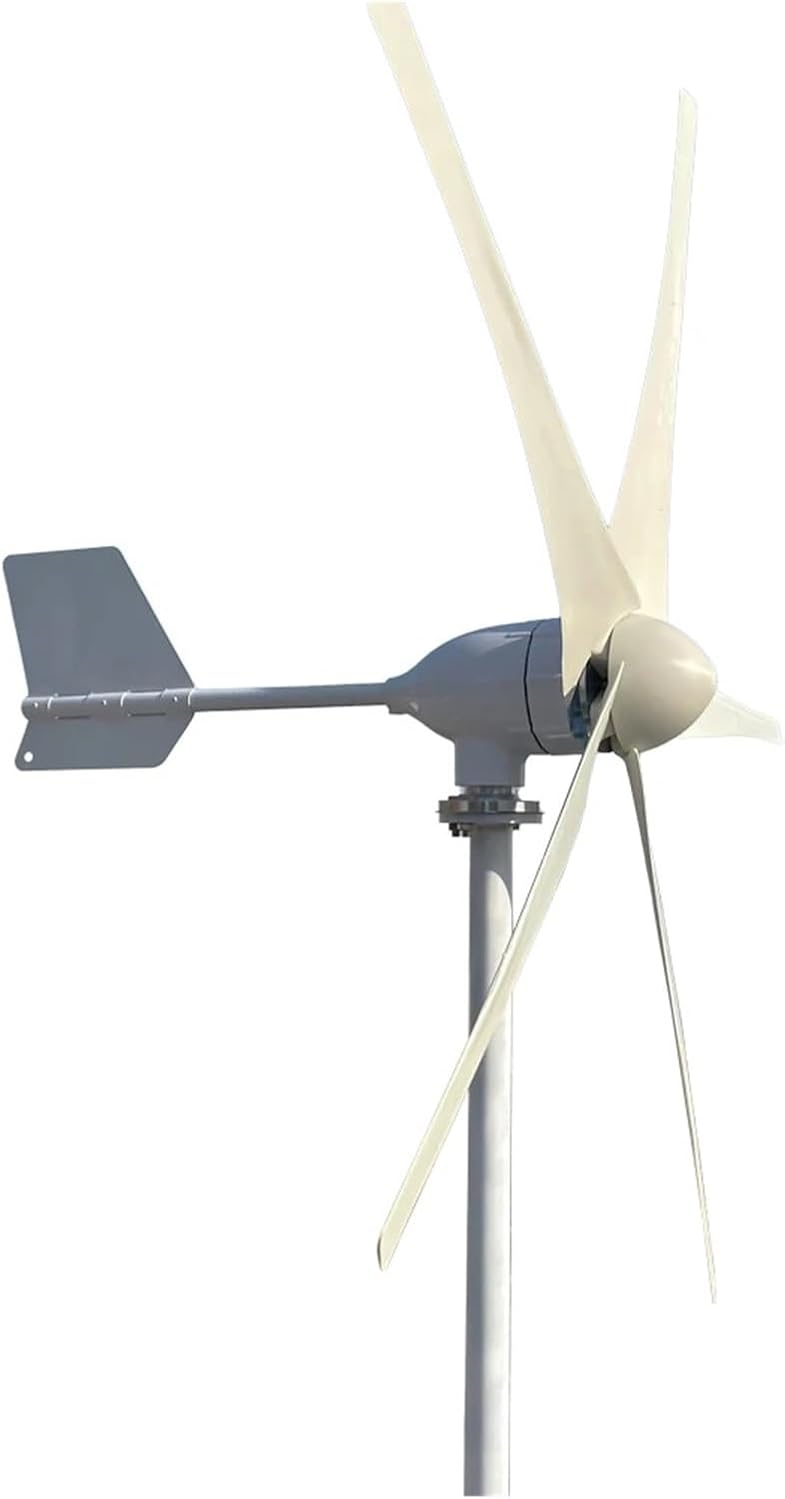 Wind Turbines, 15KW 12V 24V 48V Horizontal Axis Wind Power Turbine Generator for Home Farm 5 Blades Wind Energy Fan Windmill(5B,24V_15KW)