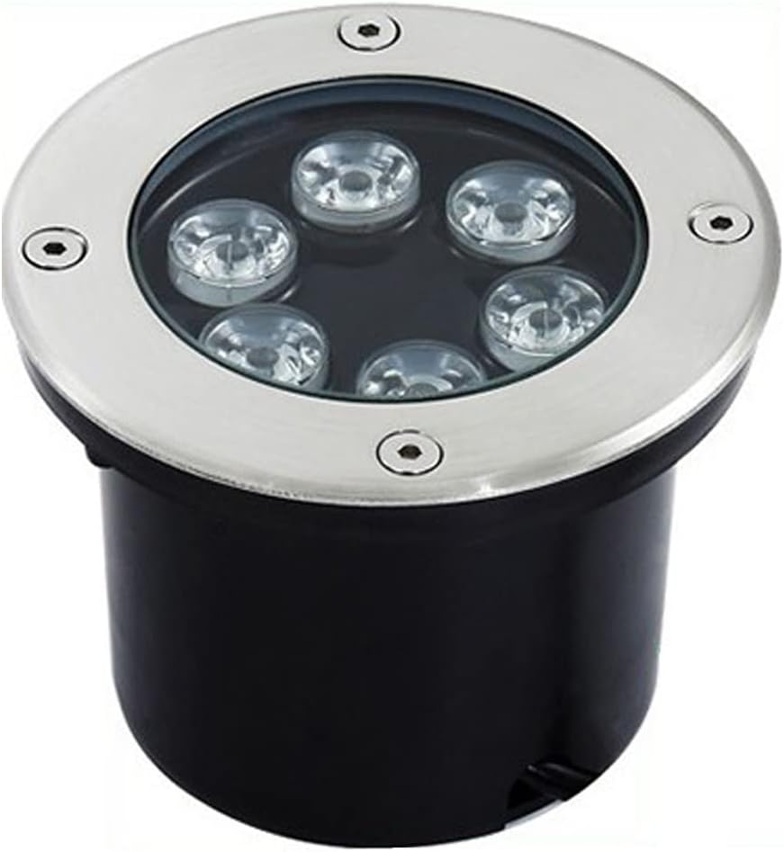 Recessed Underground Lamp Anti-Rust Outdoor Buried Light IP67 Waterproof Floor Lamp for Yard Patio Bridge Landscape Lighting (Color : Yellow, Size : 36W-AC85-265V)