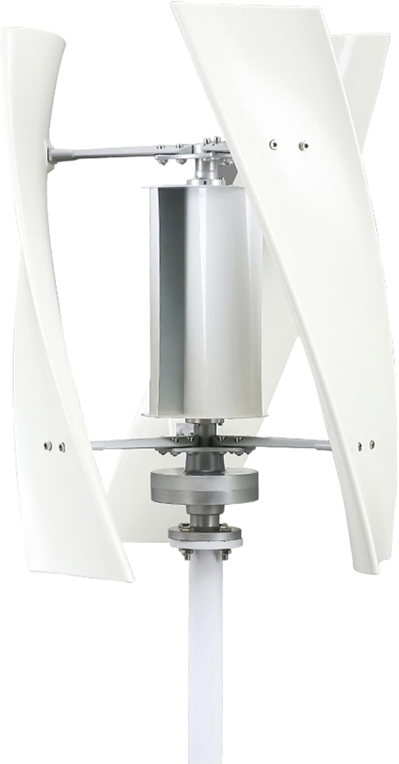 Low Wind Speed Wind Power Generation Kit 3 Blades,2000W 12V 24V 48V Wind Turbine Generator W/Controller Suitable for Garden Outdoor Lighting