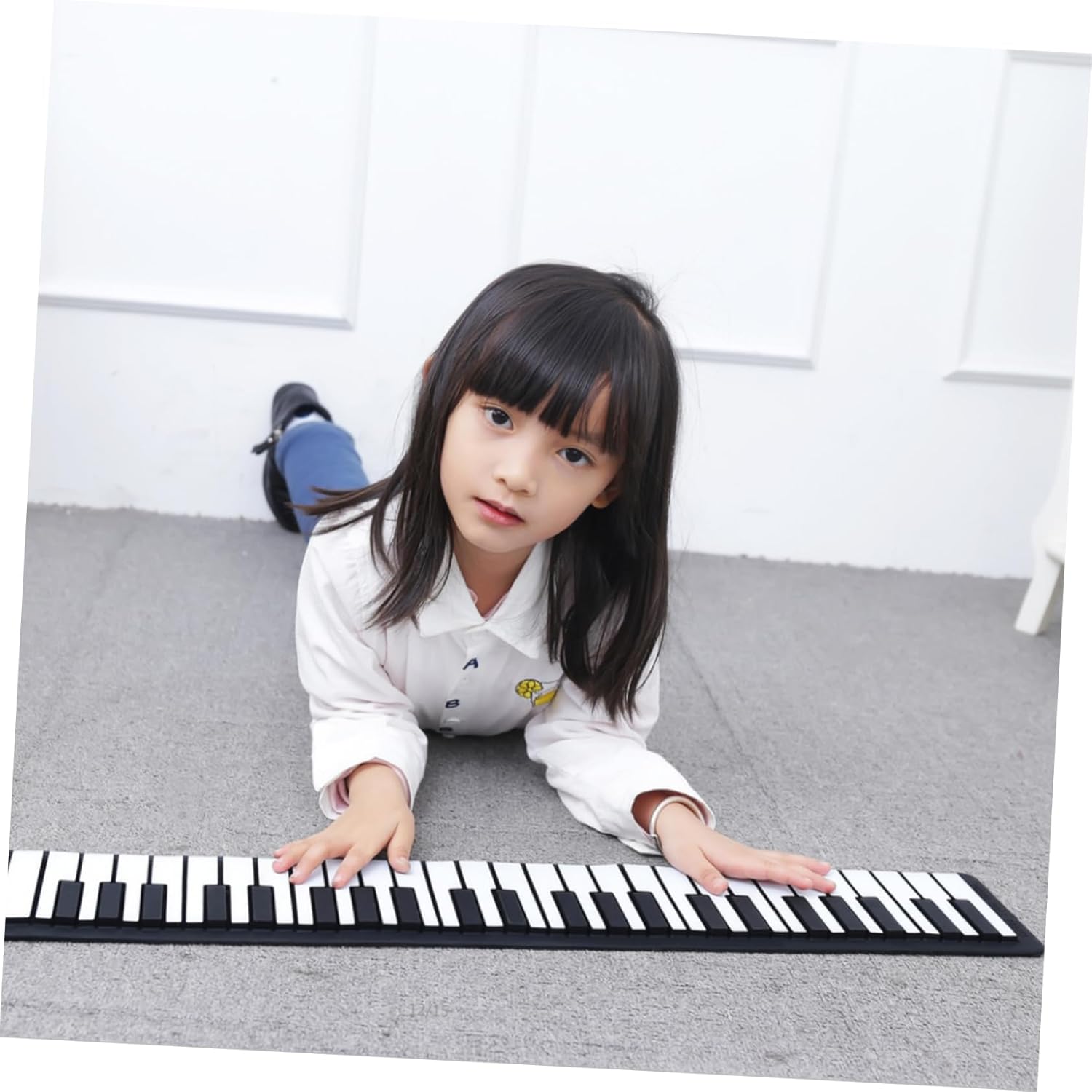 Keys up Electronic Piano Hand Rolled Electronic Piano Portable Midi Keyboard Programmable Functions Ages