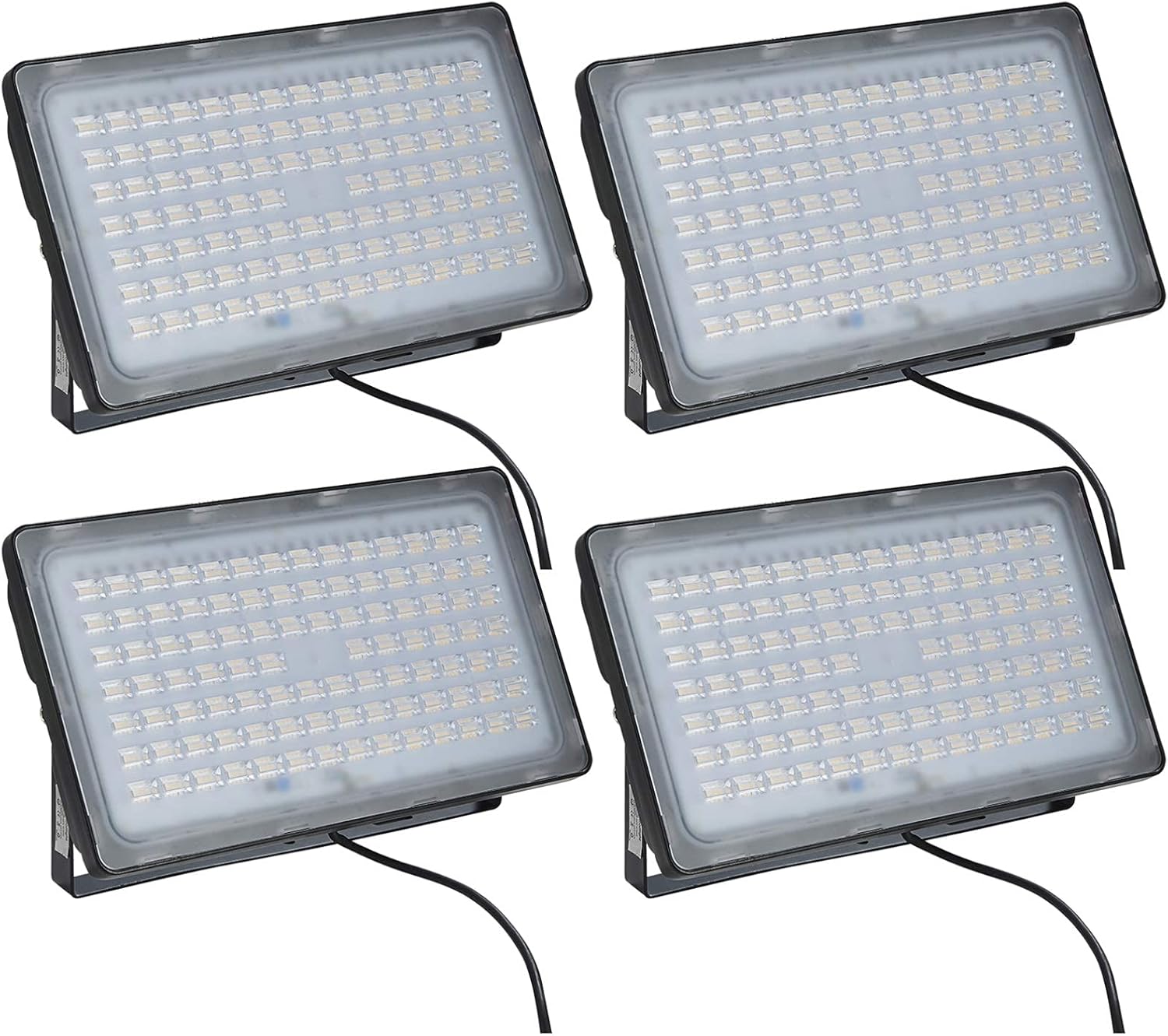 Led Floodlights Outdoor 300W, Ip65 Waterproof Security Lighting 21000Lm 3000K Warm White Flood Light Outside Work Lamp for Garden Yard Doorways Patio Porch