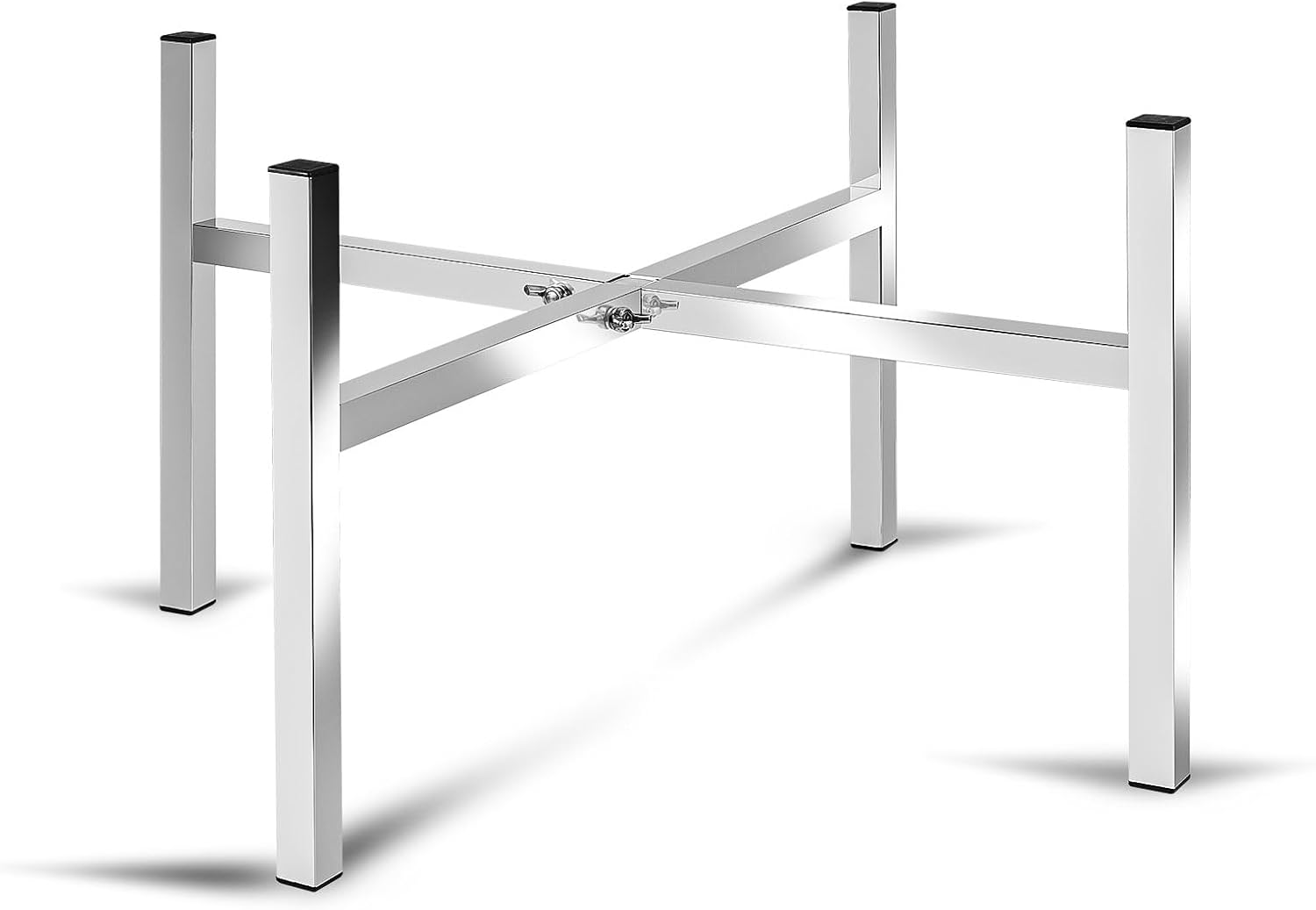 15-27 Inch Fire Pit Stand, Fire Pit Cooktop Frame Stainless Steel Camping Chiminea Rack for Outdoor Fireplace Holder Accessories Compatible with Bonfire Ranger