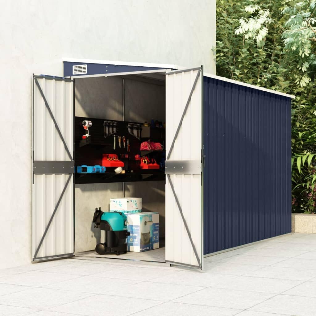 Outdoor Storage Garden Storage Room Outdoor Tool Shed Wall-Mounted Garden Shed Anthracite 46.5