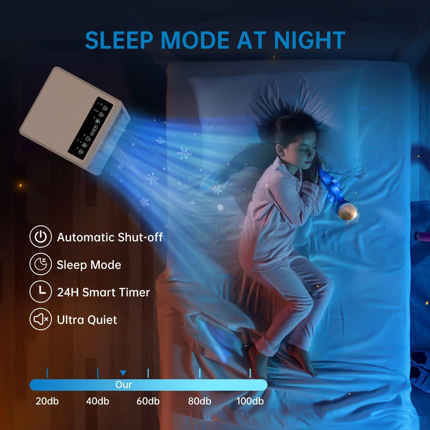 8,000 BTU Portable Air Conditioners for Rooms up to 350 Sq.Ft, 3-IN-1 Portable A/C Unit, Dehumidifier and Fan with Digital Display, Remote Control, Window Installation Kit, 24 Hour Timer & Sleep Mode