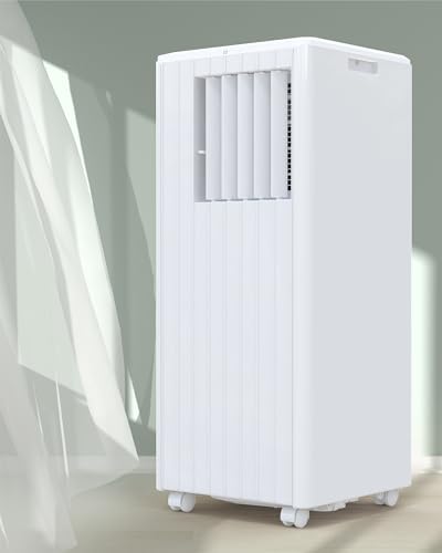 GAOMON Portable Air Conditioners, 8000 BTU Air Conditioner Portable for Room up to 350 Sq. Ft. with Remote Control, White