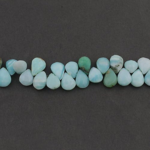 13 inch Natural Beads Strand of 12x11-17x11mm Faceted Drop Peruvian Opal Gemstone briolletes Beads for DIY Jewelry - Necklace, Bracelet, Earring, Ring.