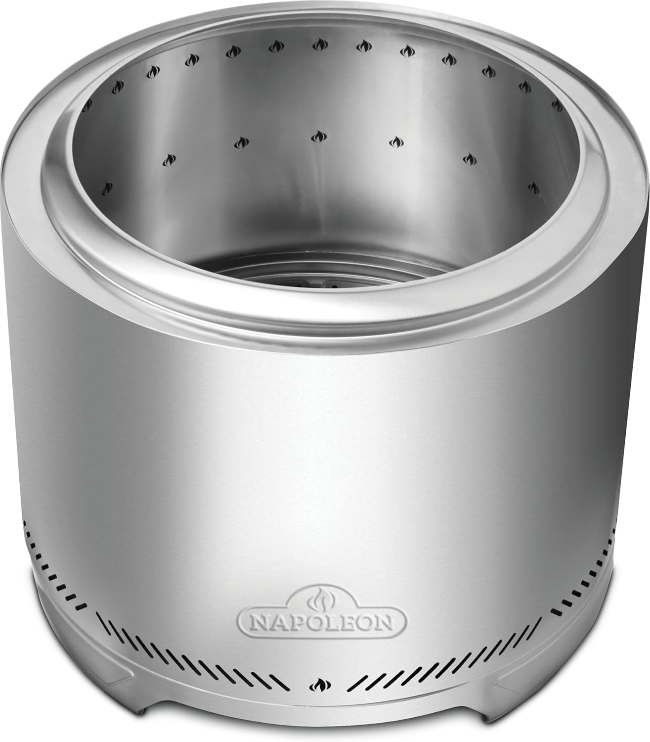 Timberwolf® Smokeless Fire Pit, 22-inch, Stainless Steel