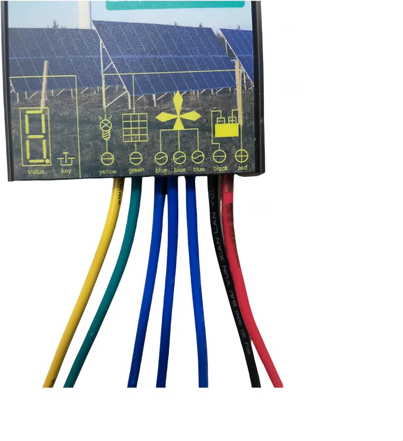 30A Mini Wind Turbine Generator Controller,IP67 Waterproof 12V/24V Automatic Controller for 400W/500W/600W Wind Turbine System