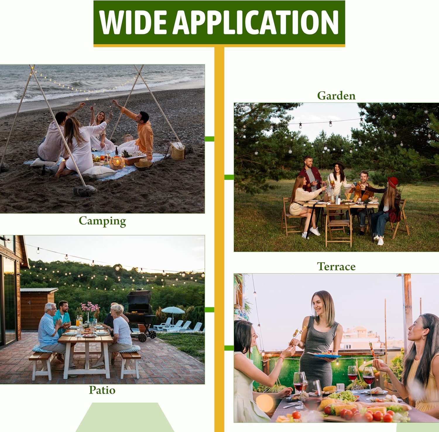 FEBTECH - Outdoor Fire Pit Insert Ring Liner with Adjustable Cooking Grill Grate - Heavy Duty Wood Burning Fire Pit with Cooking Grate for Outdoor Cooking Fireplace, Bonfire or Campfire Black