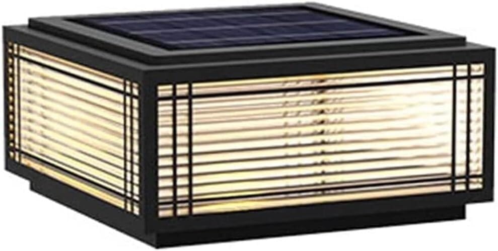 Outdoor Solar Post Cap Light Waterproof Landscape Lighting for Gate Fence Decorative Panel Garden Courtyard(40cm)