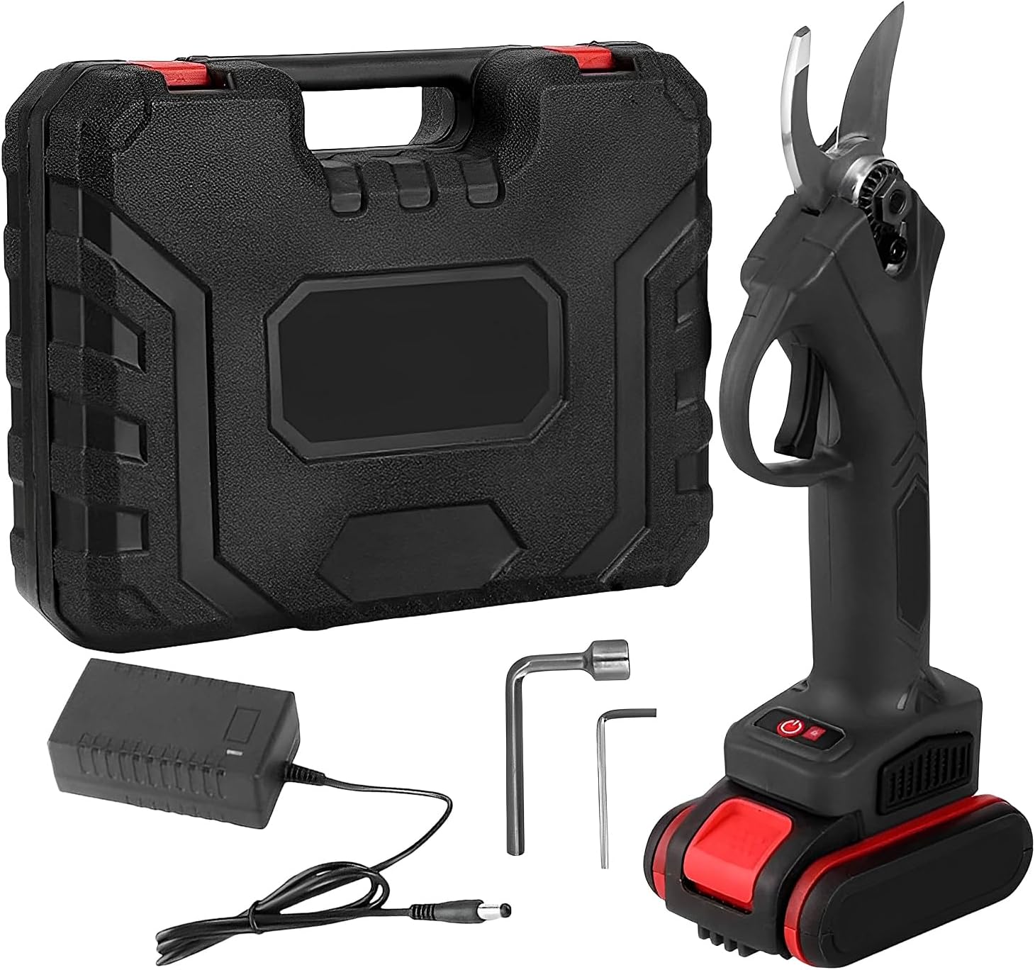 Electric Pruning Shears - 21v Rechargeable Cordless Pruner | Multifunctional Cutting Diameter Cordless Power Pruner With Brushless Motor | Gardening Supplies Tools For Tree Pruning Trimming