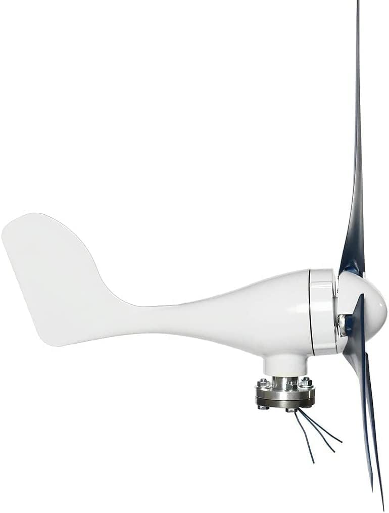 LiuSj JUnSt No Noise 3 Blades Wind Turbine Generator Kit, 12000W Vertical Wind Turbine Motor with Charge Controller Kit for Home Use