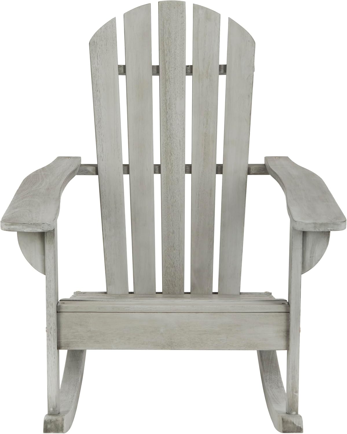 Safavieh PAT7042A Outdoor Collection Brizio Teak Rocking Adirondack Chair