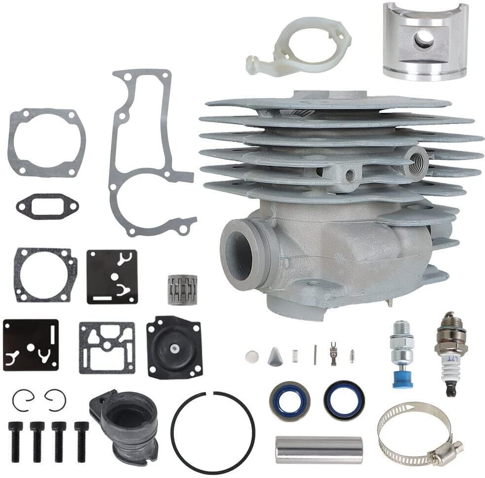 Replace Parts for Machine Big Bore Cylinder Piston Kit for Husquarna 372 365 371 362 Chainsaw Gaskets 52mm