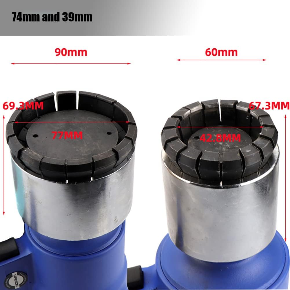 Pneumatic Oil Drum Cap Seal Crimping Machine 200L /53 Gallon Oil Barrel Cap Crimper Sealer Iron Barrel Sealing Sealing Pliers Portable Capping Machine for 74mm Cap 74mm