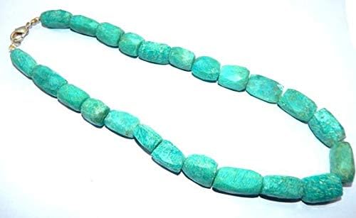 natural amazonite faceted nuggets beads 20 inch strand, amazonite tumble nuggets beads size 11-21x16-24 mm