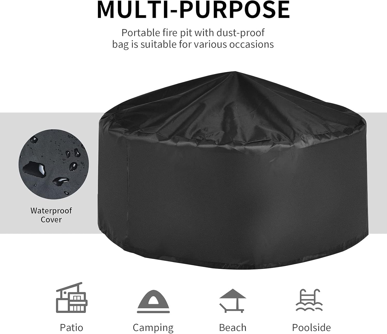 Giantex 3 in 1 Fire Pit, 32