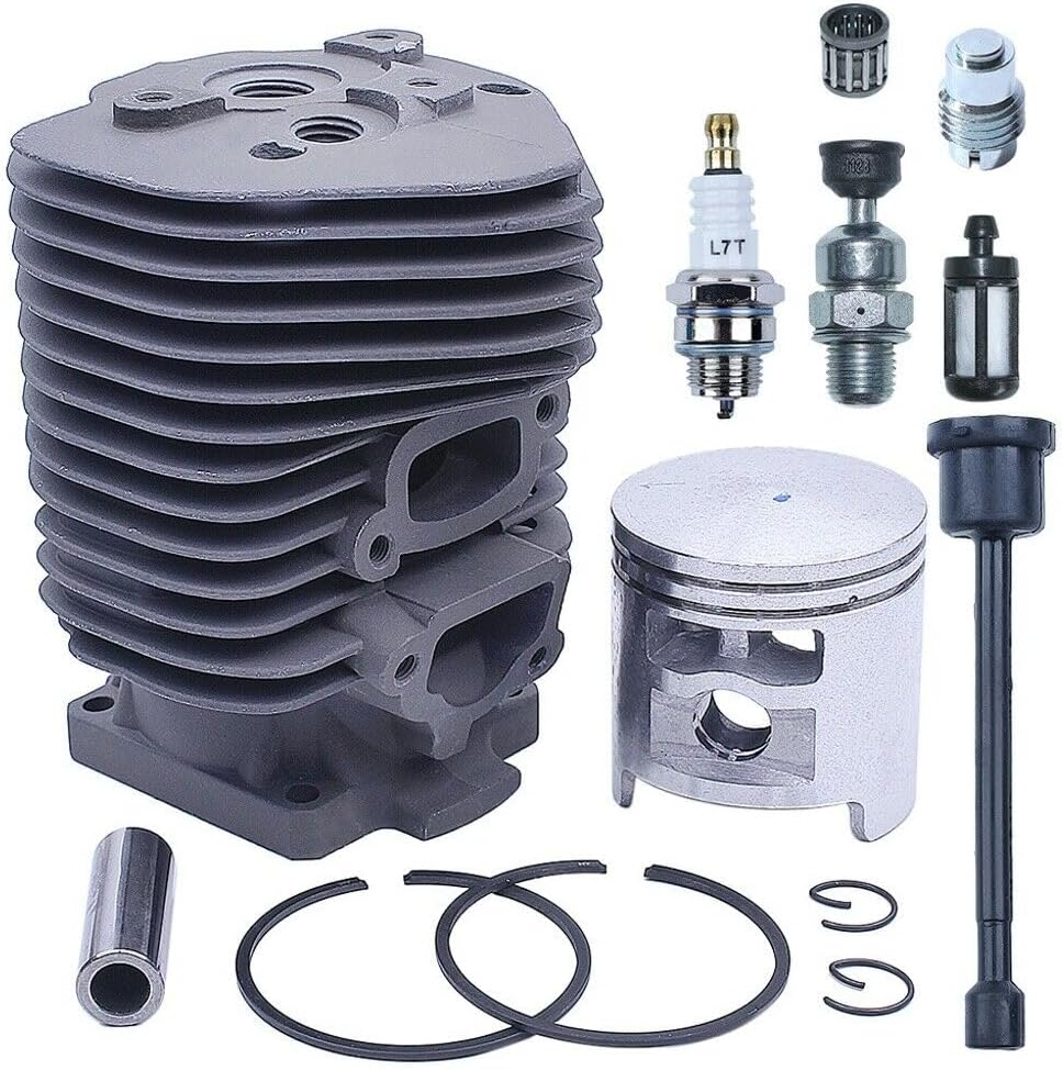 Replacement Spare Part for Chainsaw Bore 52MM Cylinder Piston Kit for Stjhl 051 Chainsaw Fuel Fliter Line Spark Plug