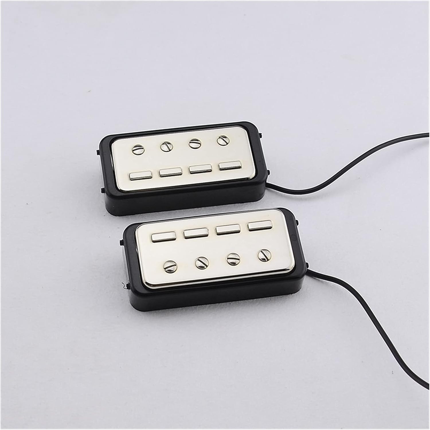 Double Coil Pickup 1 Set Series Bass Kit Electric Guitar Wiring Harness Pickups (Color : Pickups 1 Set)
