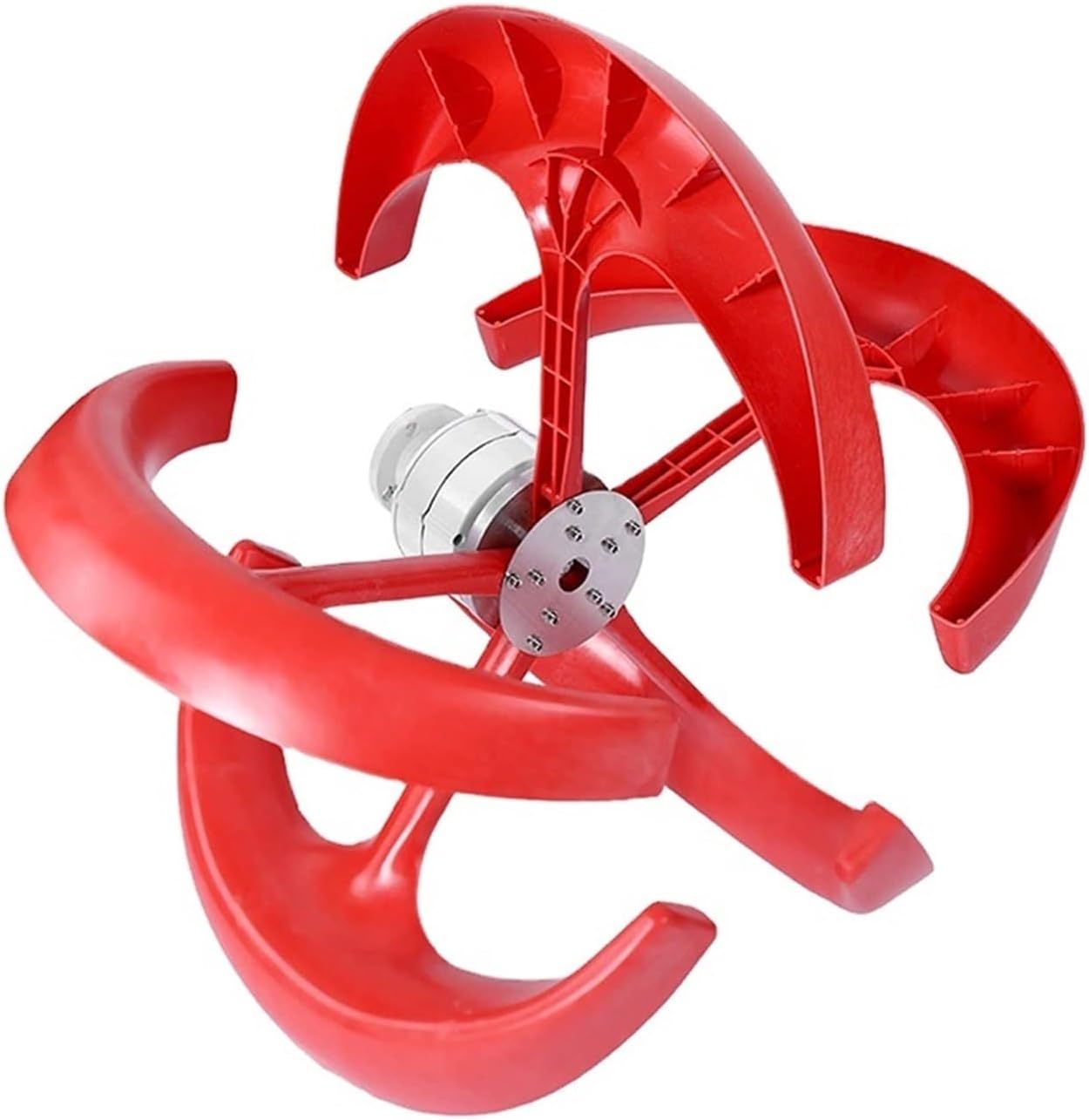 Wind Turbine Generator Kit, Green Energy 12v 24v Wind Turbine 800w Home Use Vertical Axis Turbine Generator Coreless Disc Alternator for Hybrid Solar Wind System(48V)